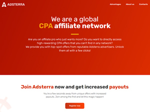 Adsterra CPA Network logo