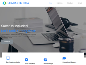 Leadaxemedia logo