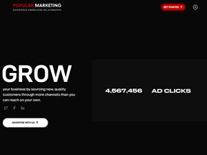 Popular Marketing logo