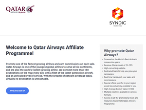 Qatar Airways Affiliate Program logo