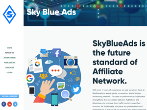 SkyBlueAds logo